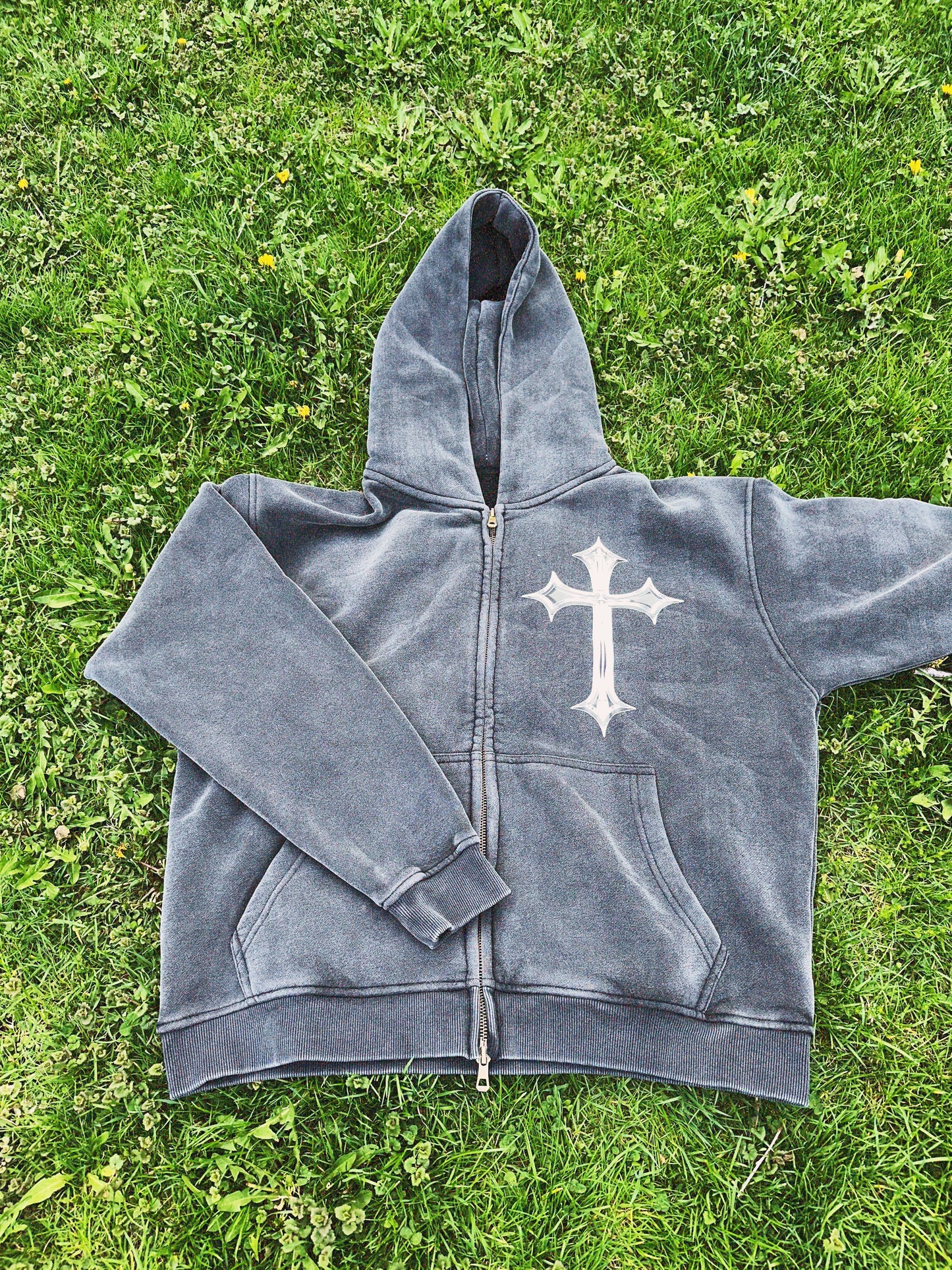 Romans 5:1 Zip Up Hoodie