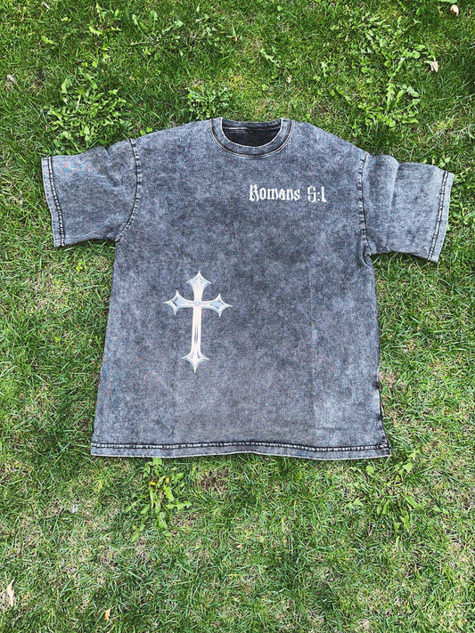 Roman 5:1 Graphic Tee (Oversized)